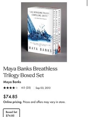 MAYA BANKS- Breathless Trilogy